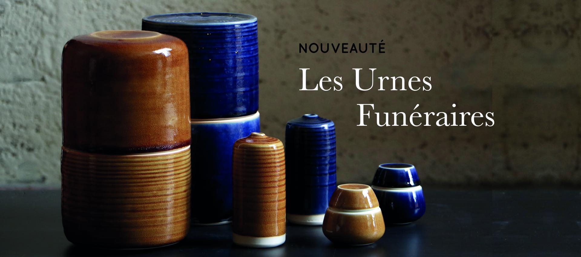 Urnes funéraires artisanales céramique Annecy