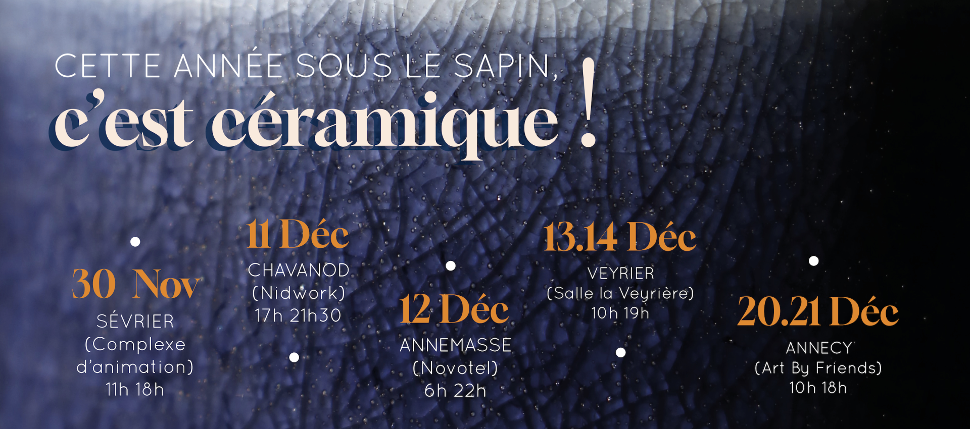 Vente céramique poterie artisanale Annecy boutique Établi 65